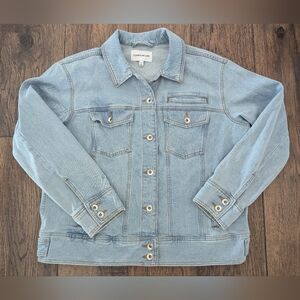 Elizabeth and James Lightwash Denim Jacket Size XL Womens Organic Cotton Classic